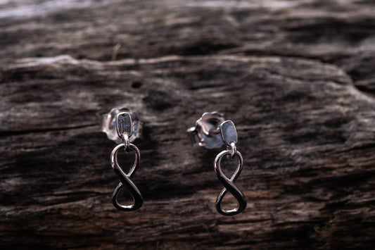 Eternity Earrings - Silver